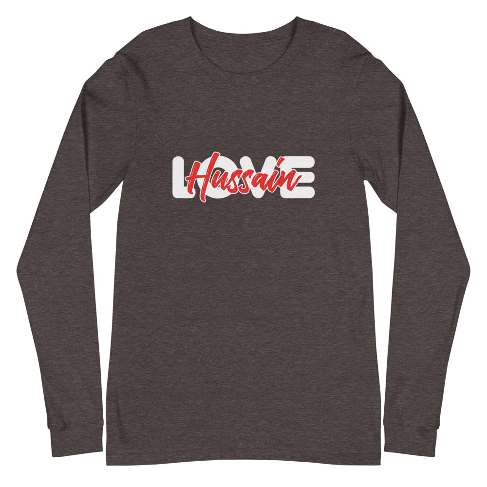 Love Hussain (as) White - Long Sleeve Shirt MEN