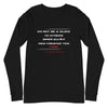 Do Not Be A Slave - Long Sleeve Shirt WOMEN