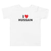 I Love Hussain (as) - Short Sleeve Premium T-Shirt - Toddler