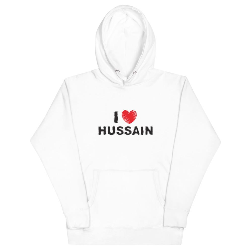 I Love Hussain (as) - Premium Hoodie MEN - Hayder Maula