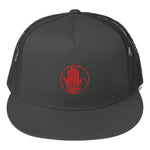 Ya Abbas (as) Red - 3D Embroidered Mesh Hat