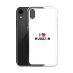 I Love Hussain (as) - iPhone Case White