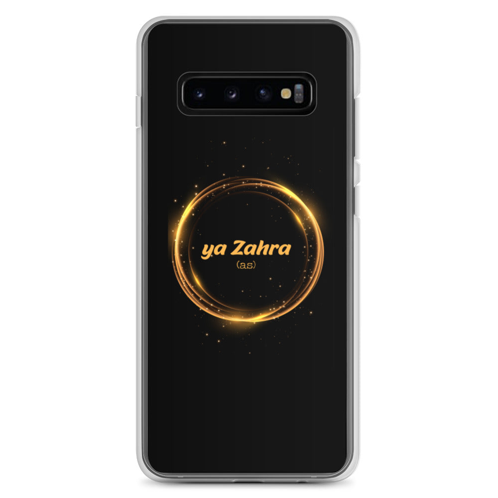 Ya Zahra (as) - Samsung Case Black Gold Circle