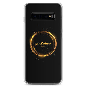 Ya Zahra (as) - Samsung Case Black Gold Circle