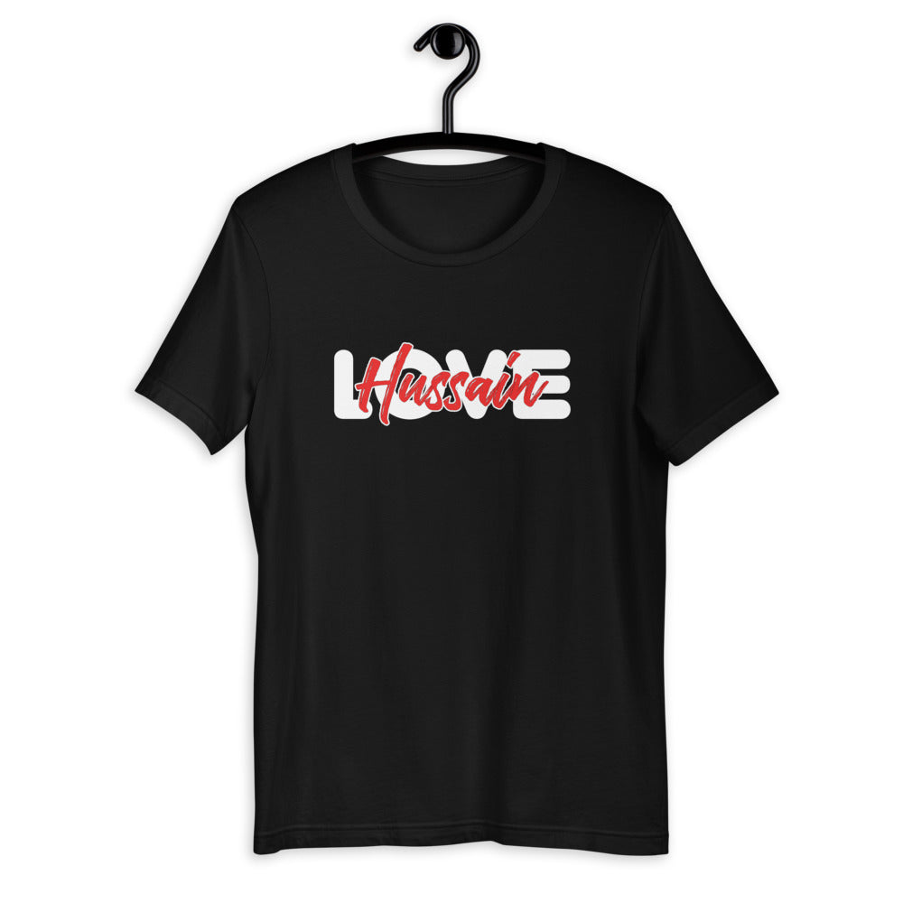 Love Hussain (as) White - Short Sleeve T-Shirt WOMEN