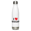 I Love Hussain (as) - Stainless Steel Water Bottle
