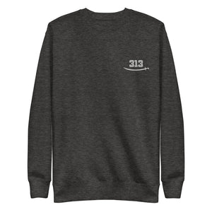 313 With Zulfiqar - Embroidered Fleece Pullover For MEN