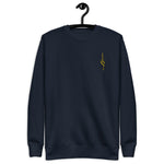 Ya Ali (as) Gold - EMBROIDERED Fleece Pullover For WOMEN